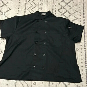 Uncommon Threads Tahoe Short Sleeve Chef Coat Jackets for Women NWOT Size 4XL